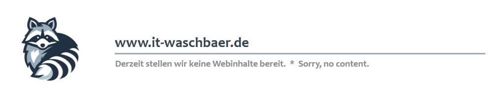 it-waschbaer.de